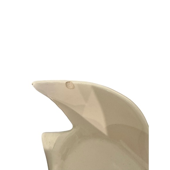 2 Vintage Ivory Porcelain Swan Collectibles - Picture 5 of 5